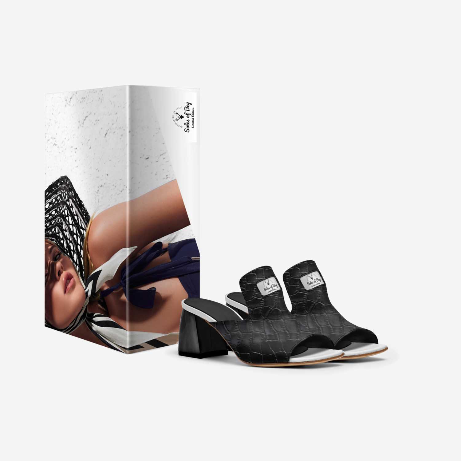 Soles of Bey custom made in Italy shoes by Quiame Bey | Box view