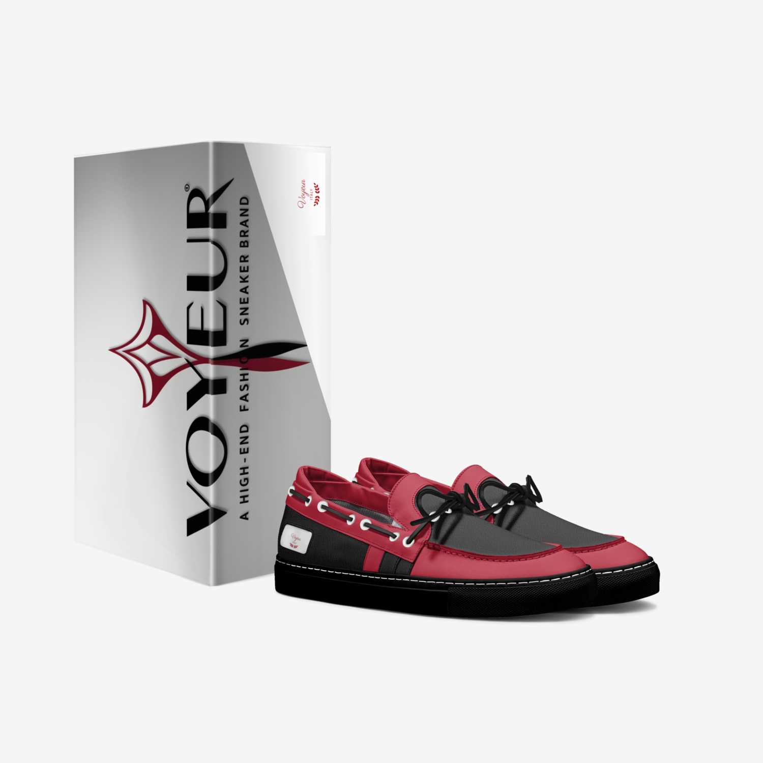 Voyeur custom made in Italy shoes by Dr Knugz | Box view