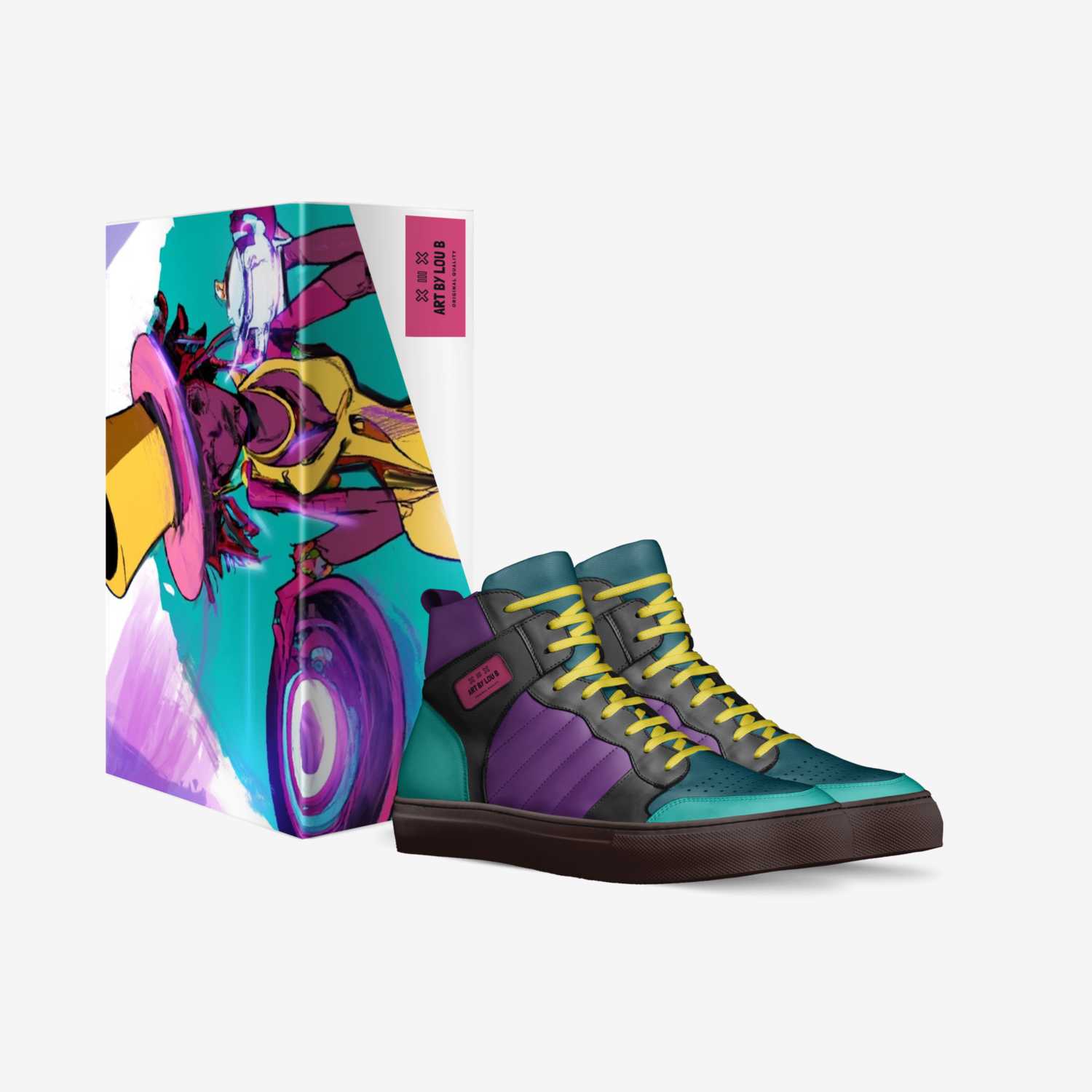 Art By Lou B custom made in Italy shoes by Louise Barnes | Box view