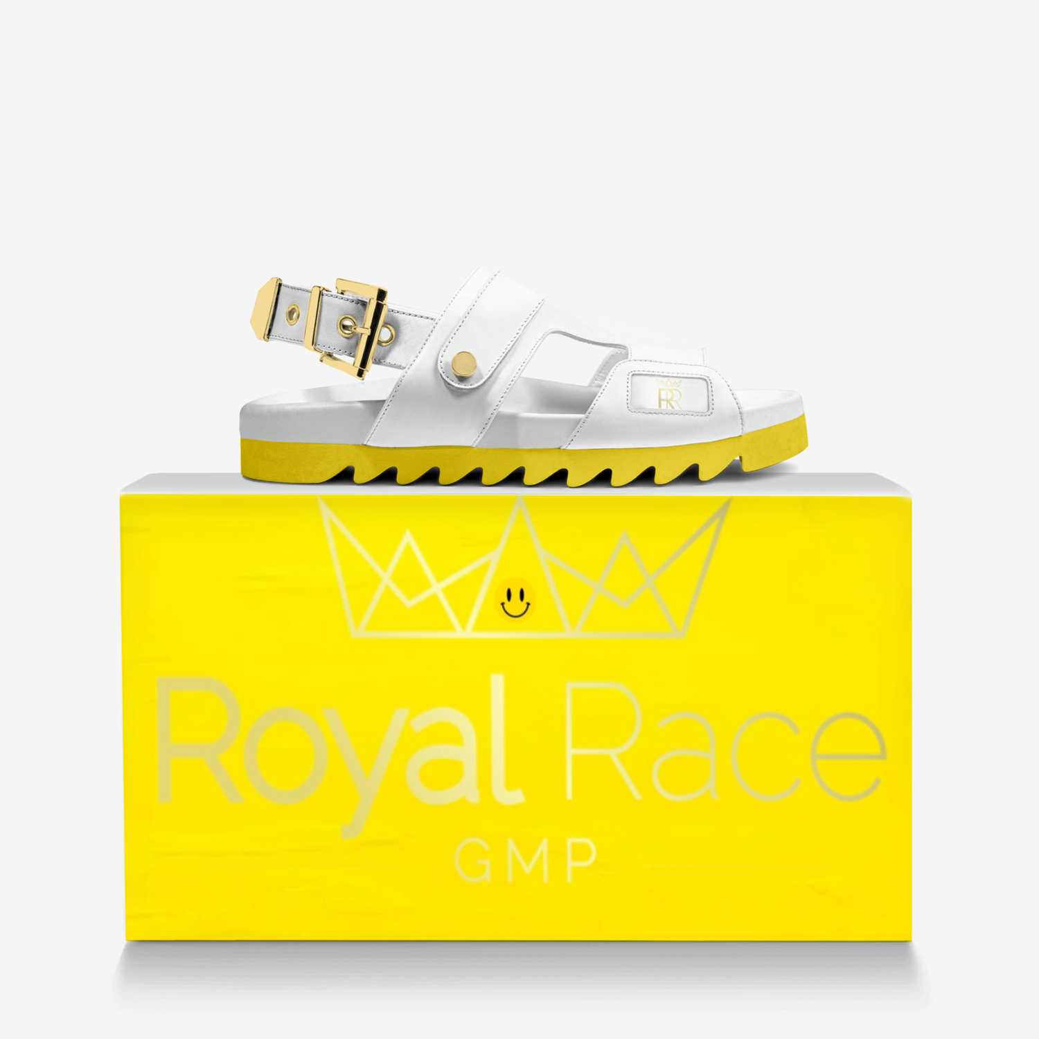 Royal Race GMP custom made in Italy shoes by Princess Yvonne Guébli | Over box view