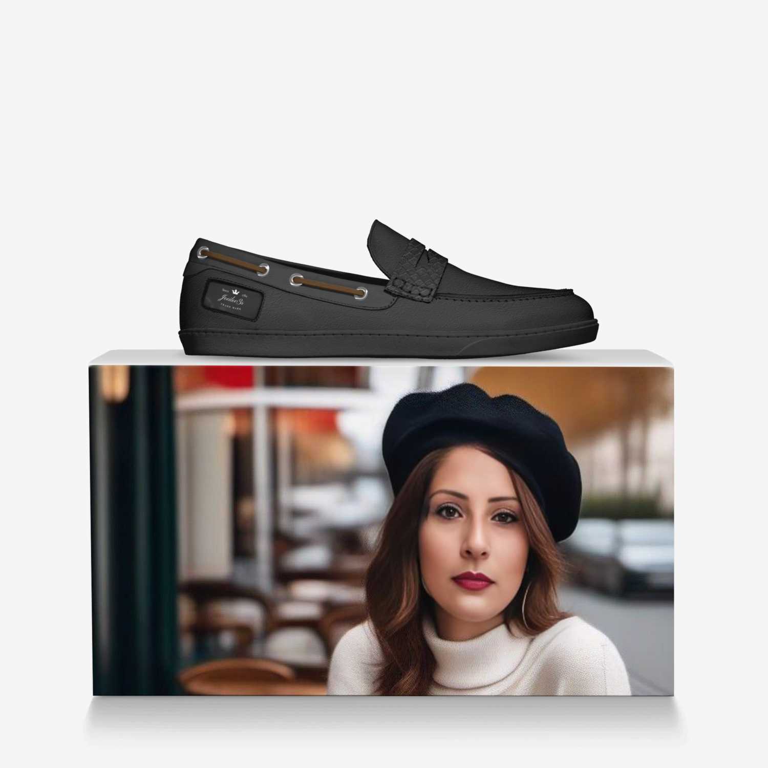 Joeilov3s  custom made in Italy shoes by Joanna Sanchez | Over box view