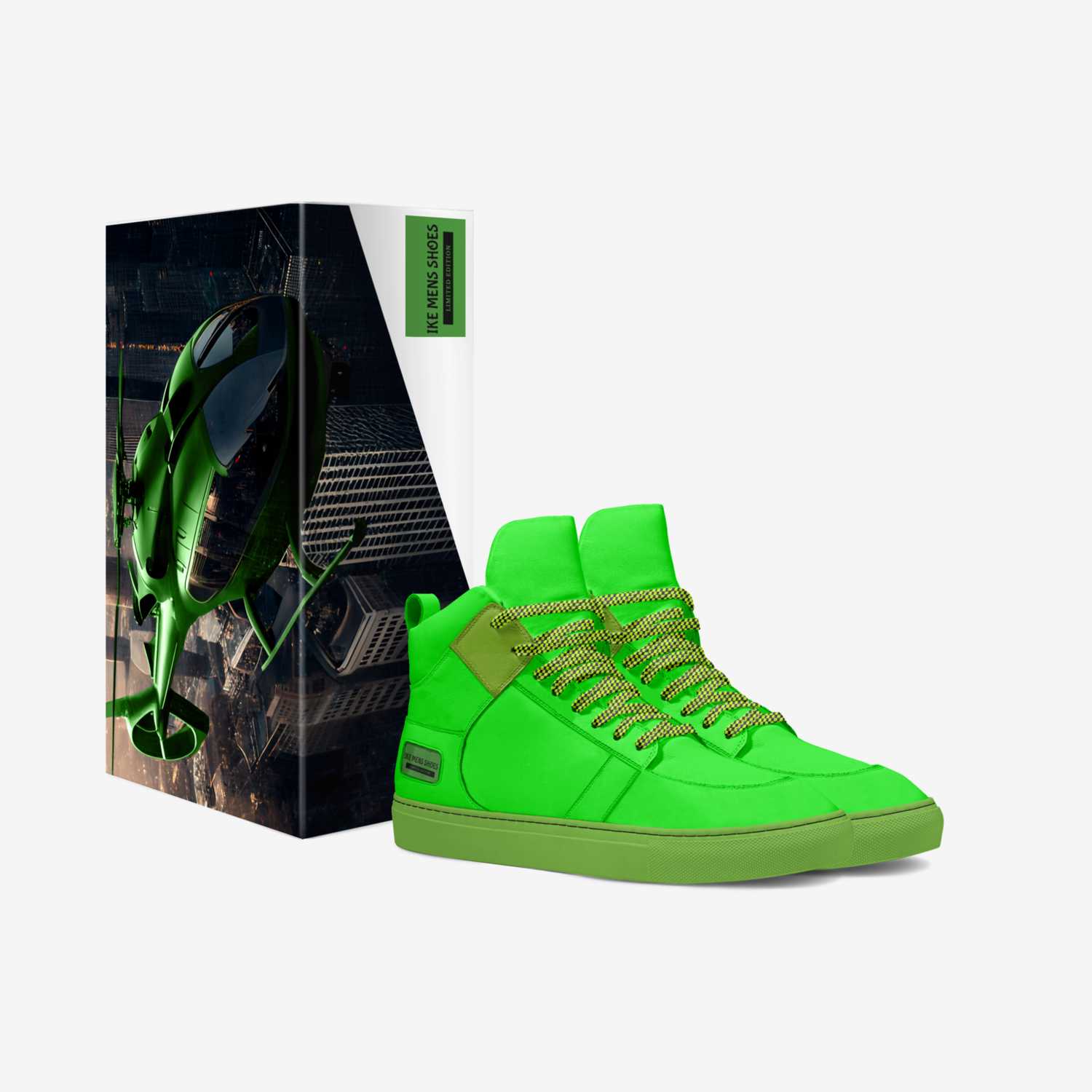 IKE MENS SHOES  custom made in Italy shoes by Isaac A Mensah | Box view