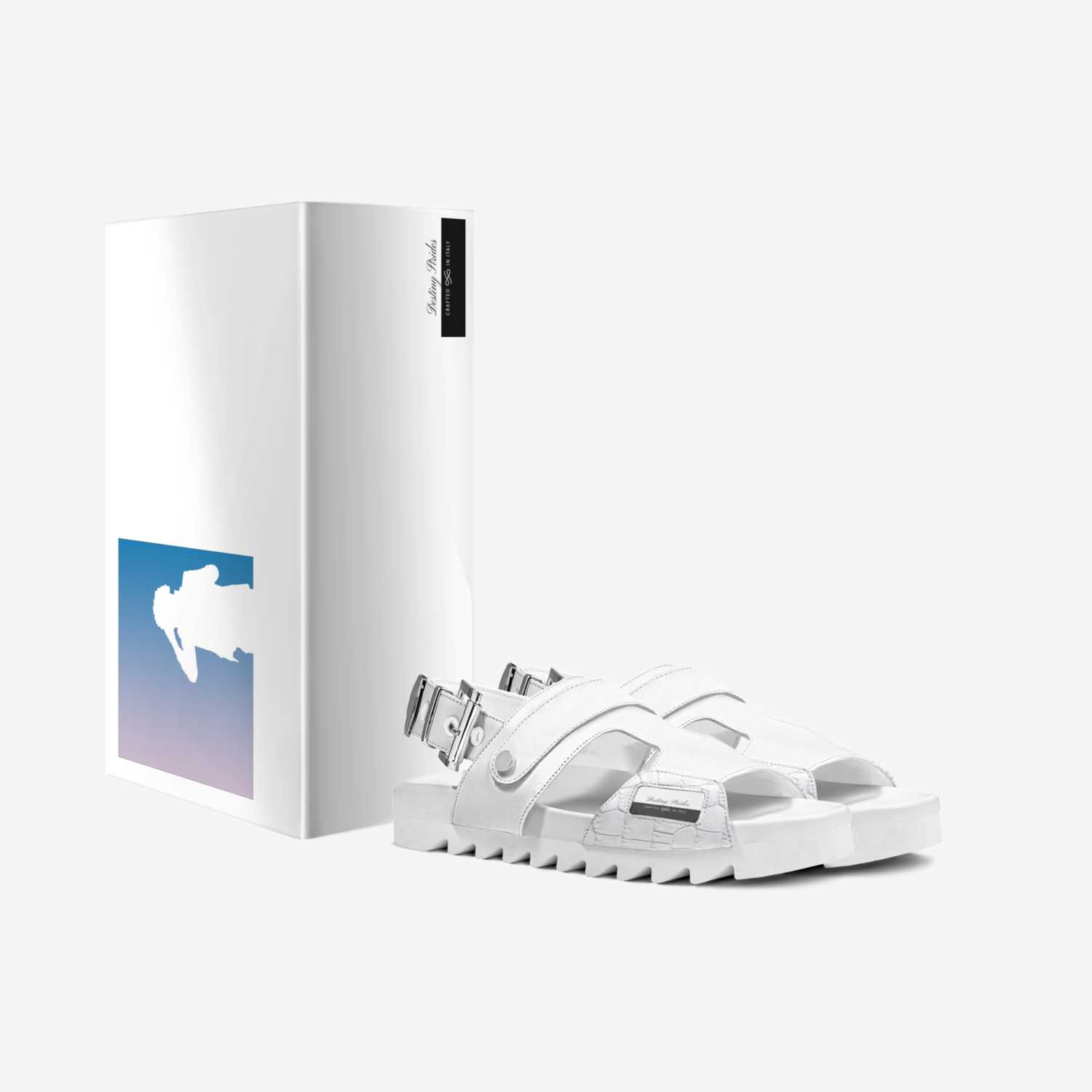 Destiny Strides custom made in Italy shoes by Martel Mitchell | Box view