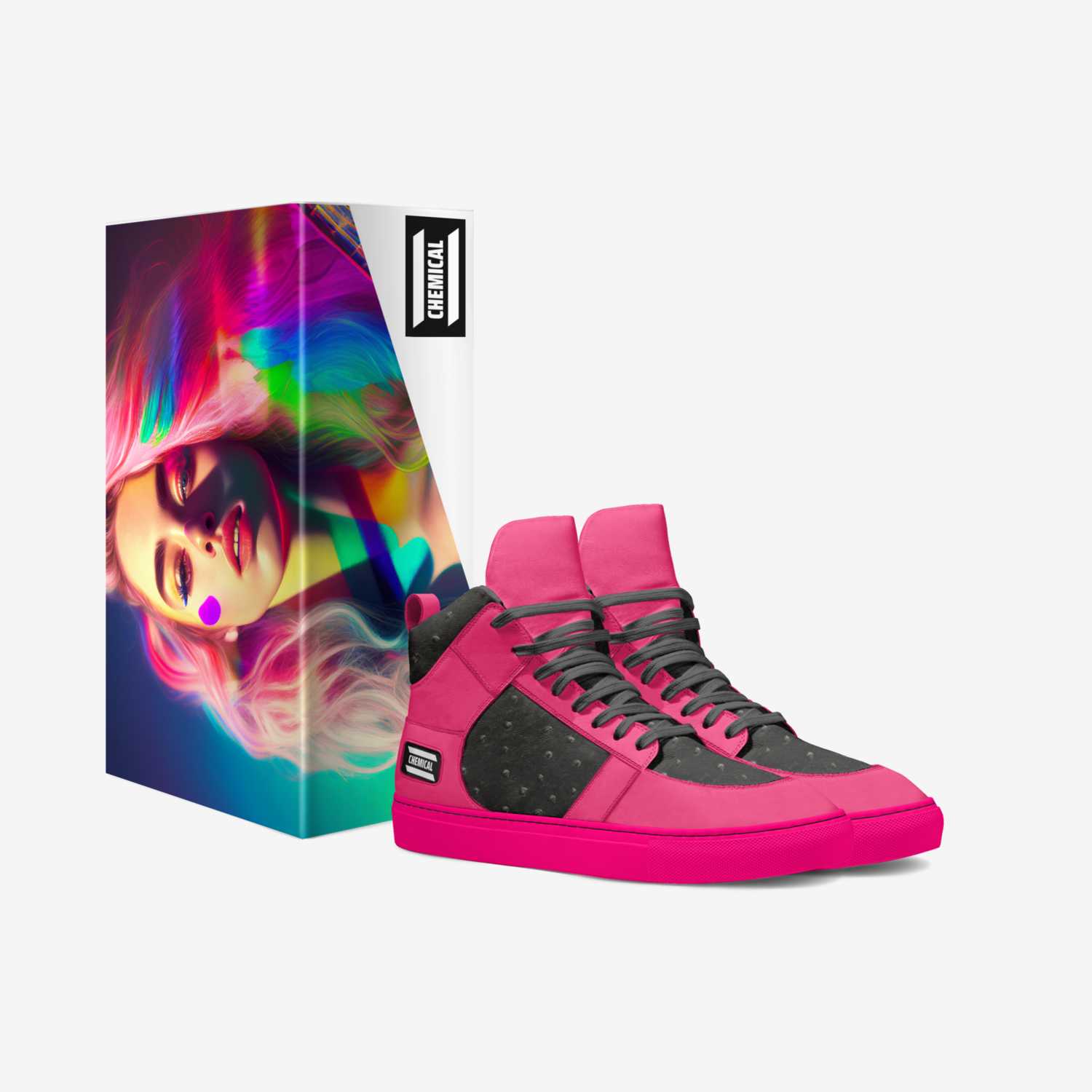 CHEMICAL  custom made in Italy shoes by Dashawn Johnson | Box view