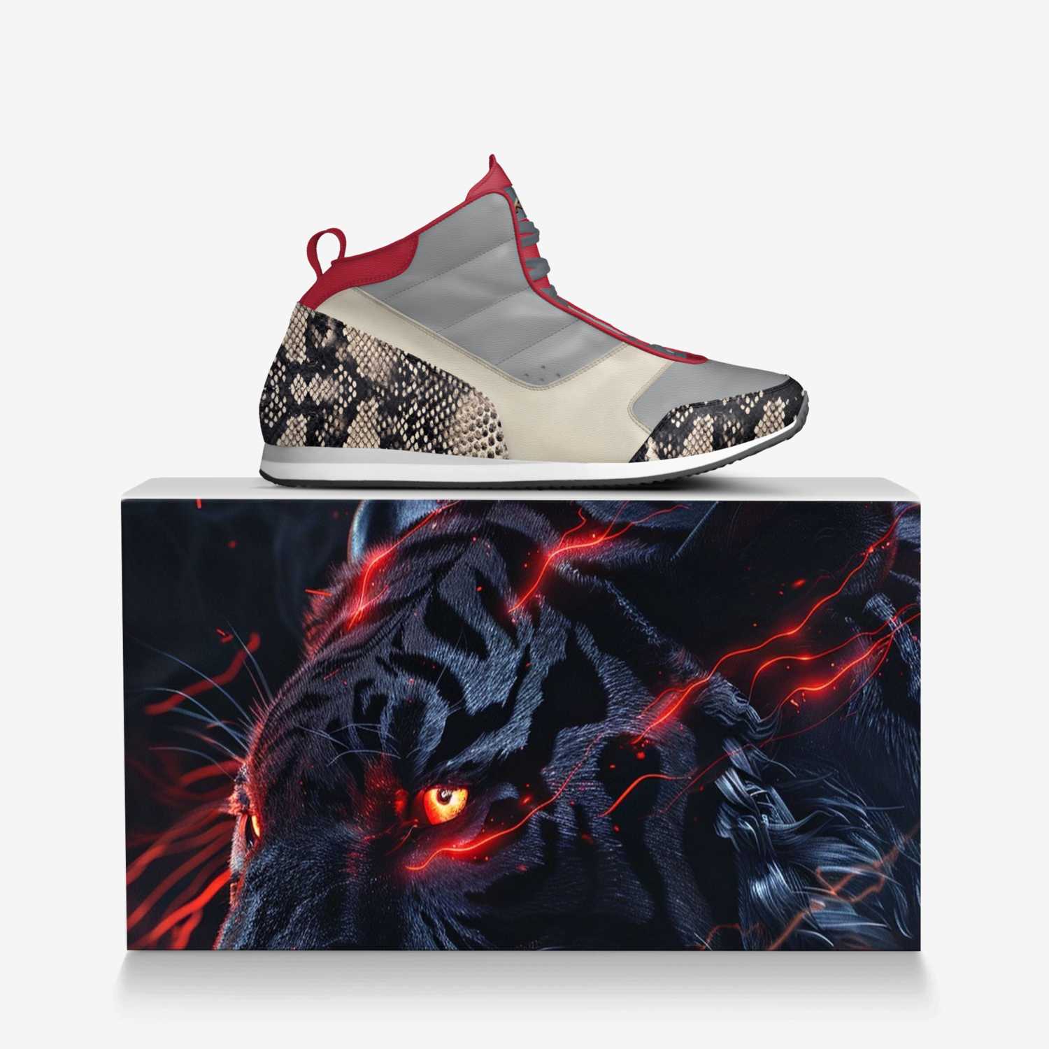 Razza Runner custom made in Italy shoes by Rich King | Over box view