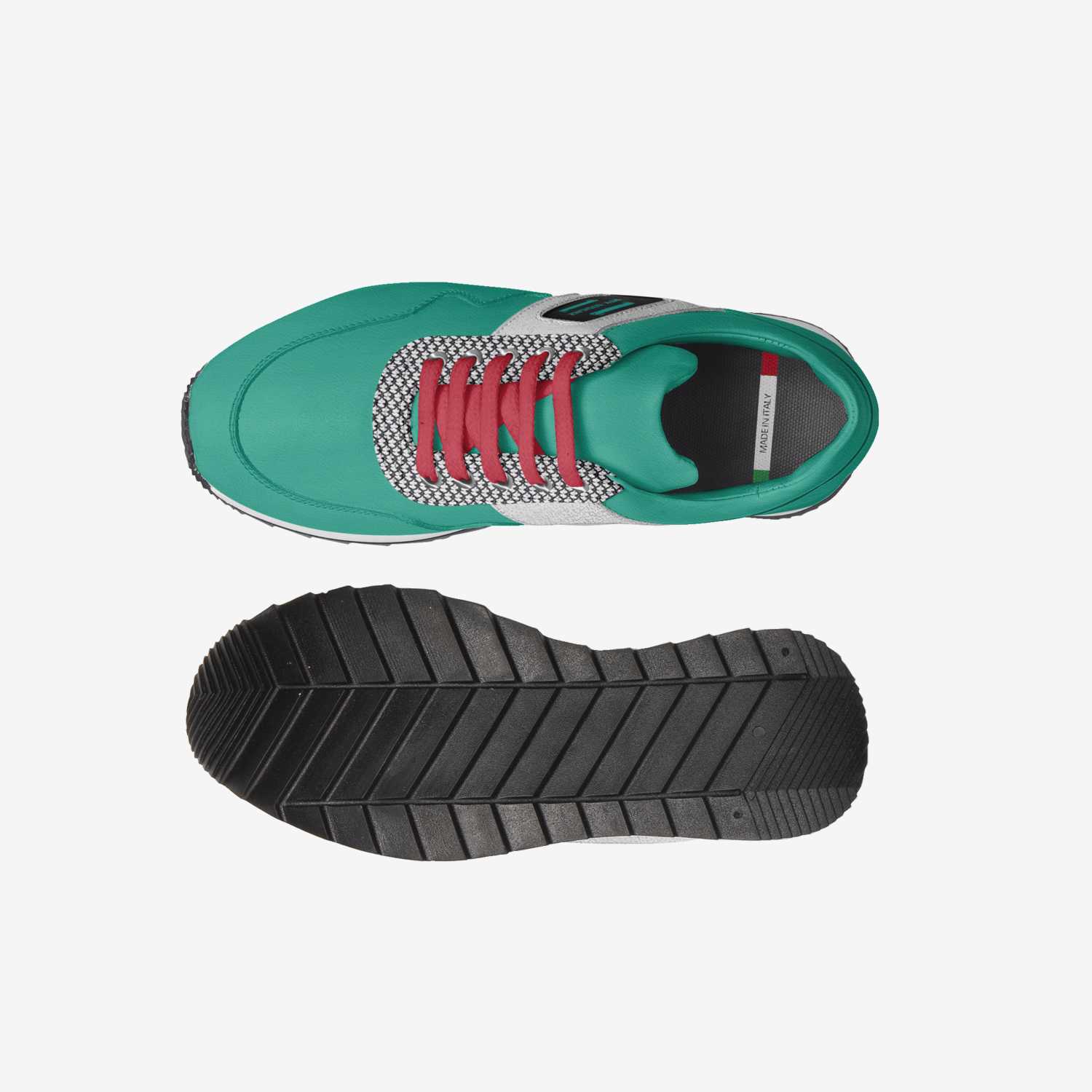 NO LIMIT AC1 custom made in Italy shoes by Rudanie Kunst | Top view