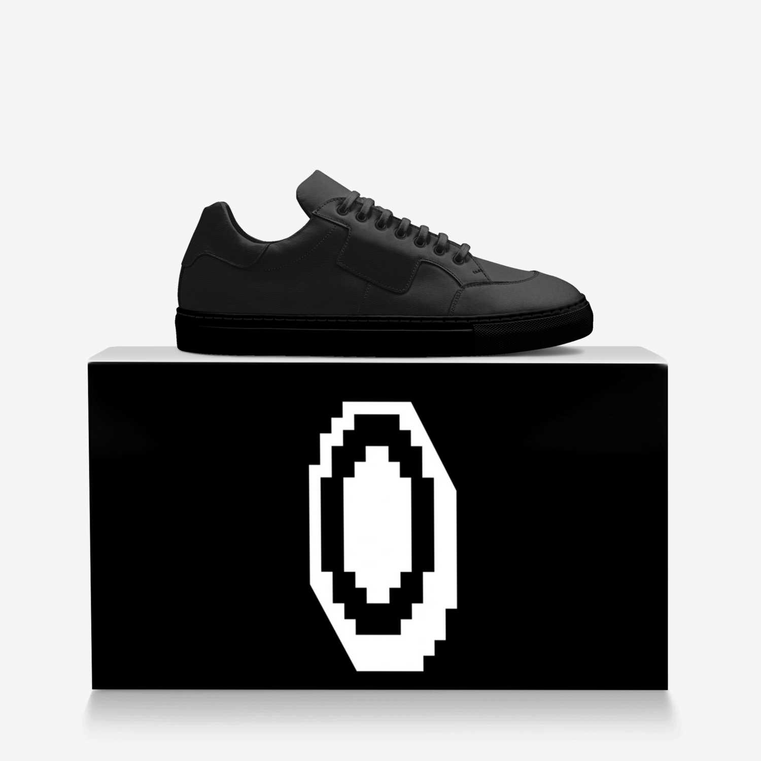 Off-Stitch custom made in Italy shoes by Don Nechtman | Over box view