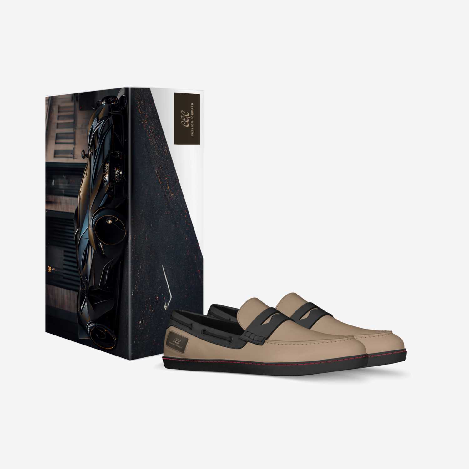 CGC custom made in Italy shoes by Jaylen Black | Box view