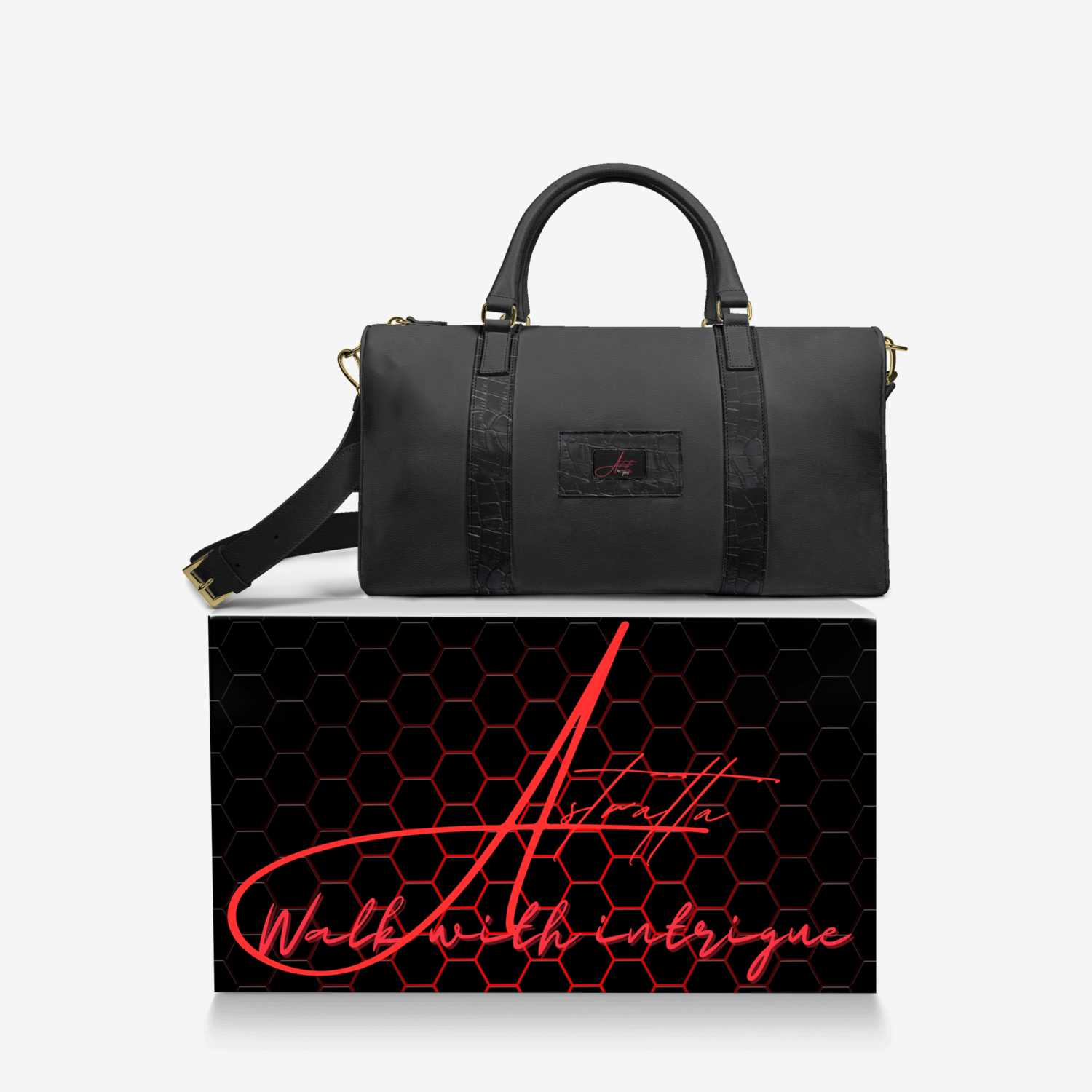 Astratta custom made in Italy design by Tiffany Guido | Over box view