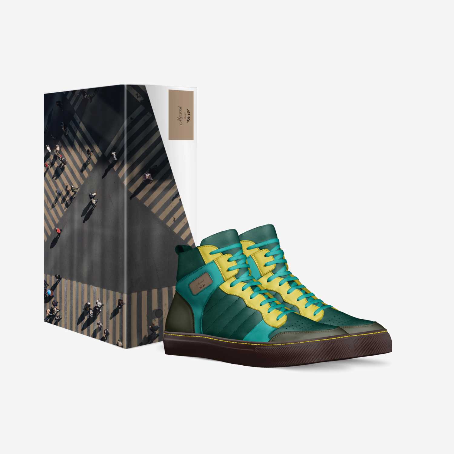 Maxout custom made in Italy shoes by Malina Caradine | Box view