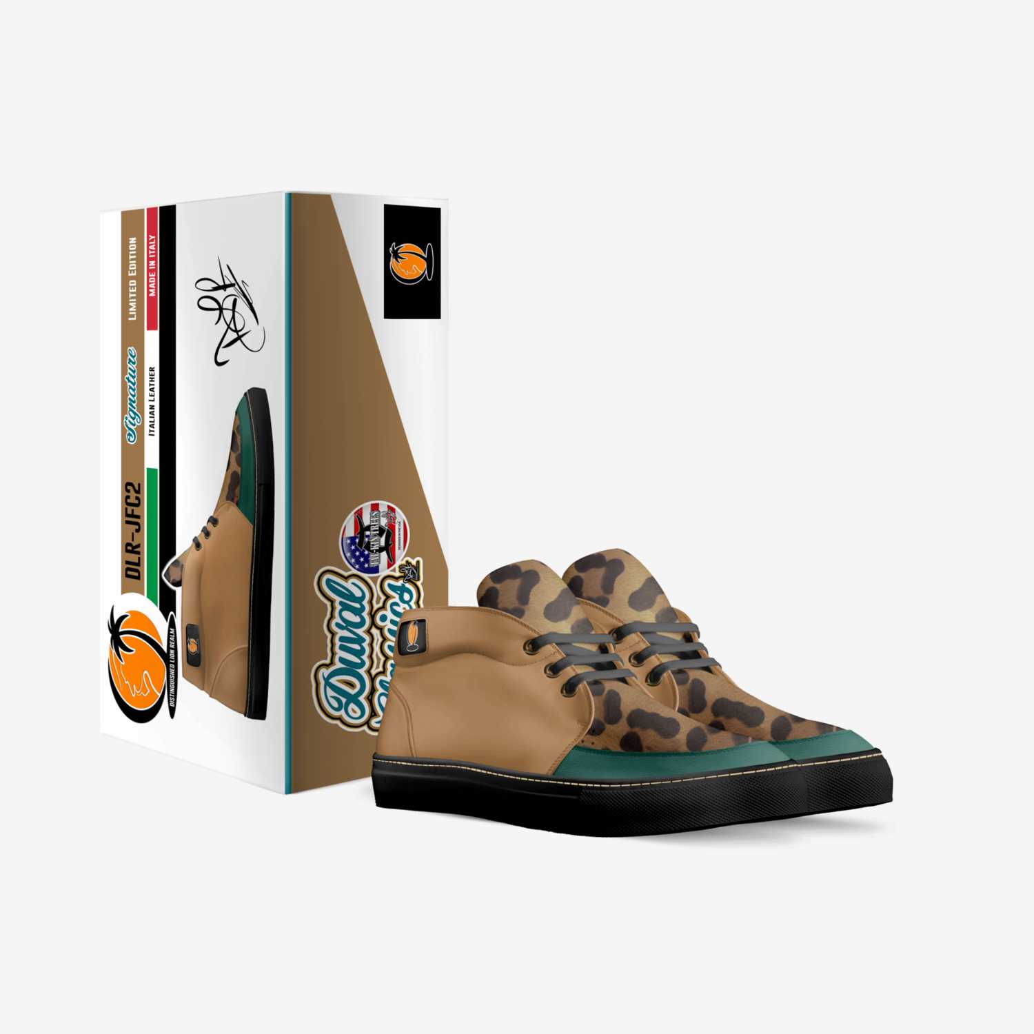 DLR-JFC2 custom made in Italy shoes by David Robinson | Box view