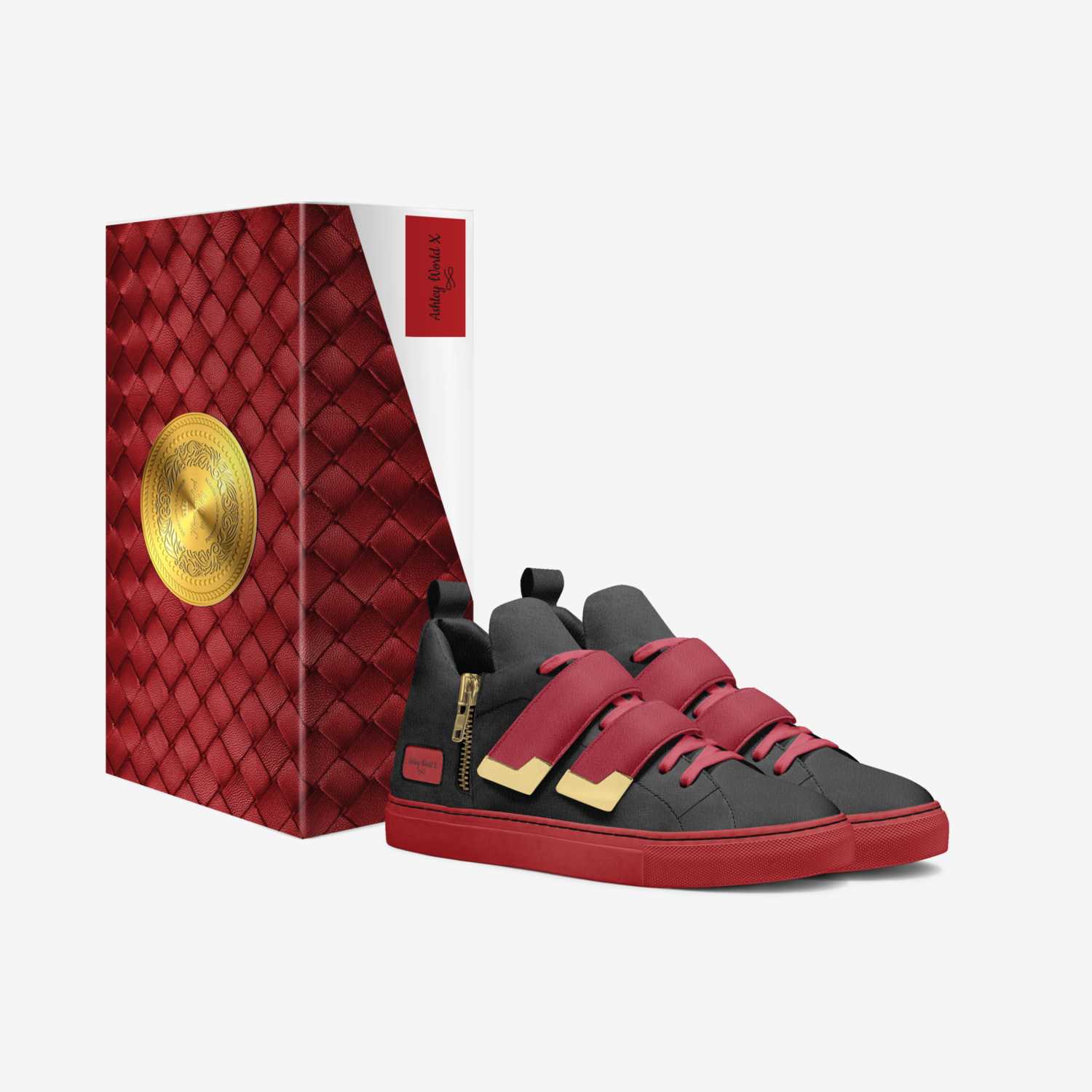Ashley World X custom made in Italy shoes by Ebony Williams | Box view