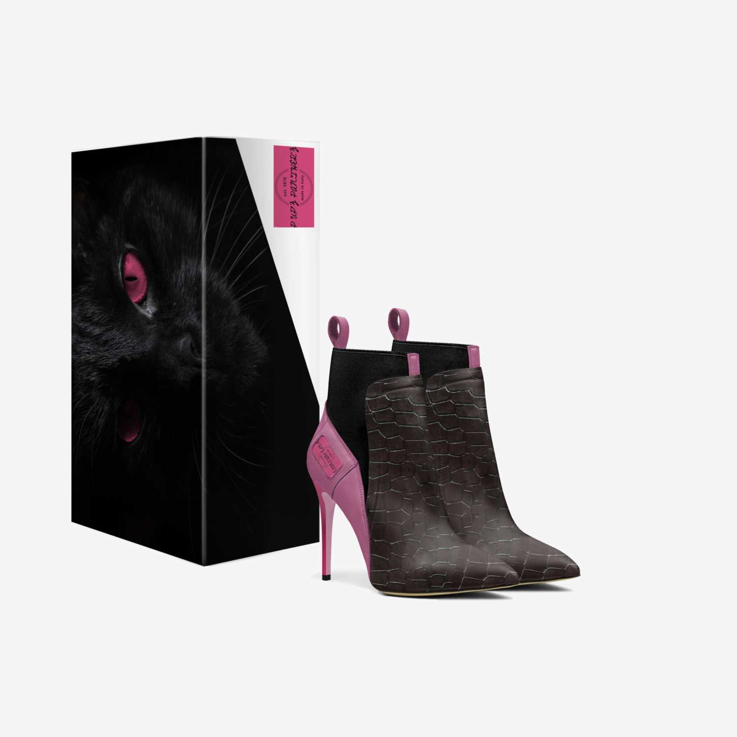 P UP'Z PANTHER'Z custom made in Italy shoes by Pamela Harris | Box view