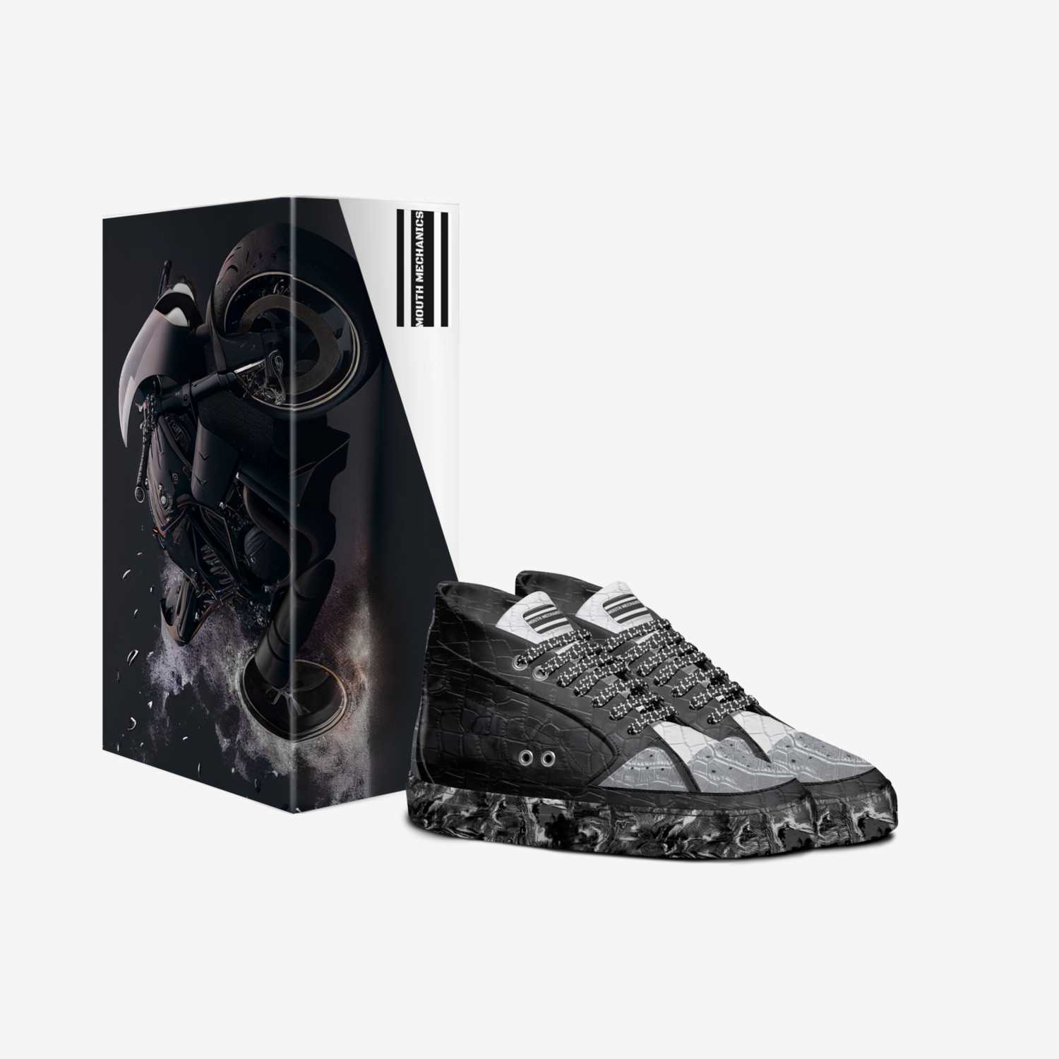 MOUTH MECHANICS custom made in Italy shoes by Jaylen Black | Box view