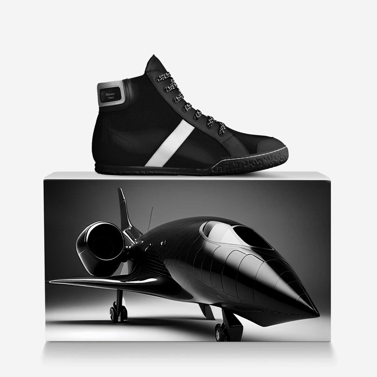 Davonni  custom made in Italy shoes by Eric Edmond | Over box view