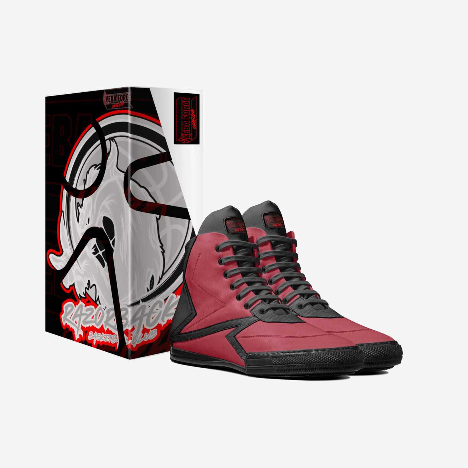 YEBA FORCE OMEGA custom made in Italy shoes by Ifan Sano | Box view