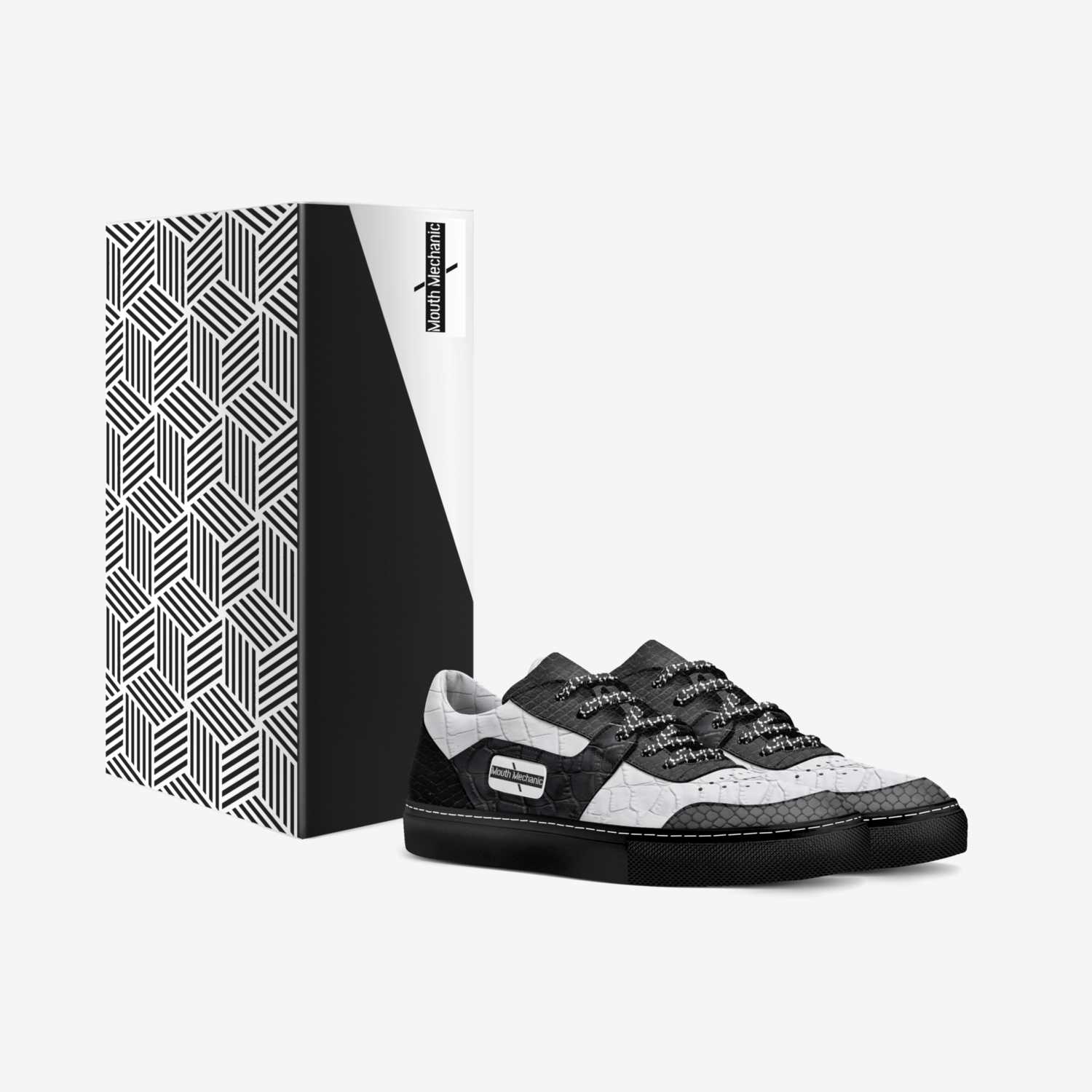 Mouth Mechanic custom made in Italy shoes by Jaylen Black | Box view