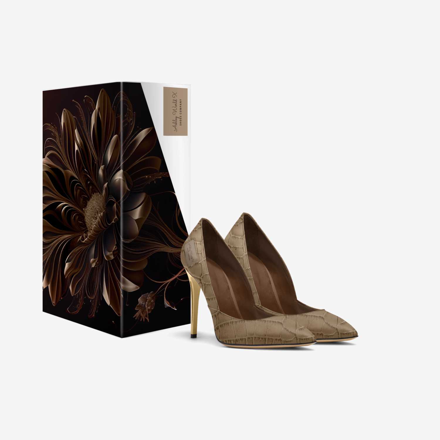 Ashley World X custom made in Italy shoes by Ebony Williams | Box view