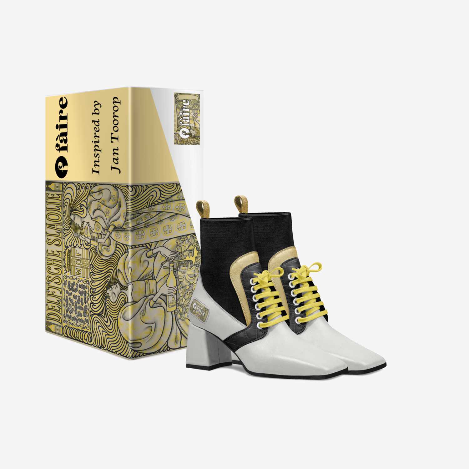 Jan Toorop custom made in Italy shoes by Faireoir Shoes | Box view