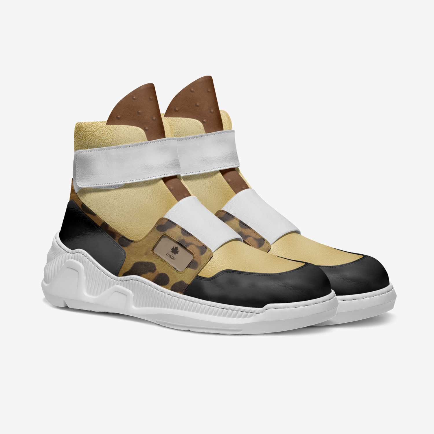 Luxup custom made in Italy shoes by Dwayne White | Double view