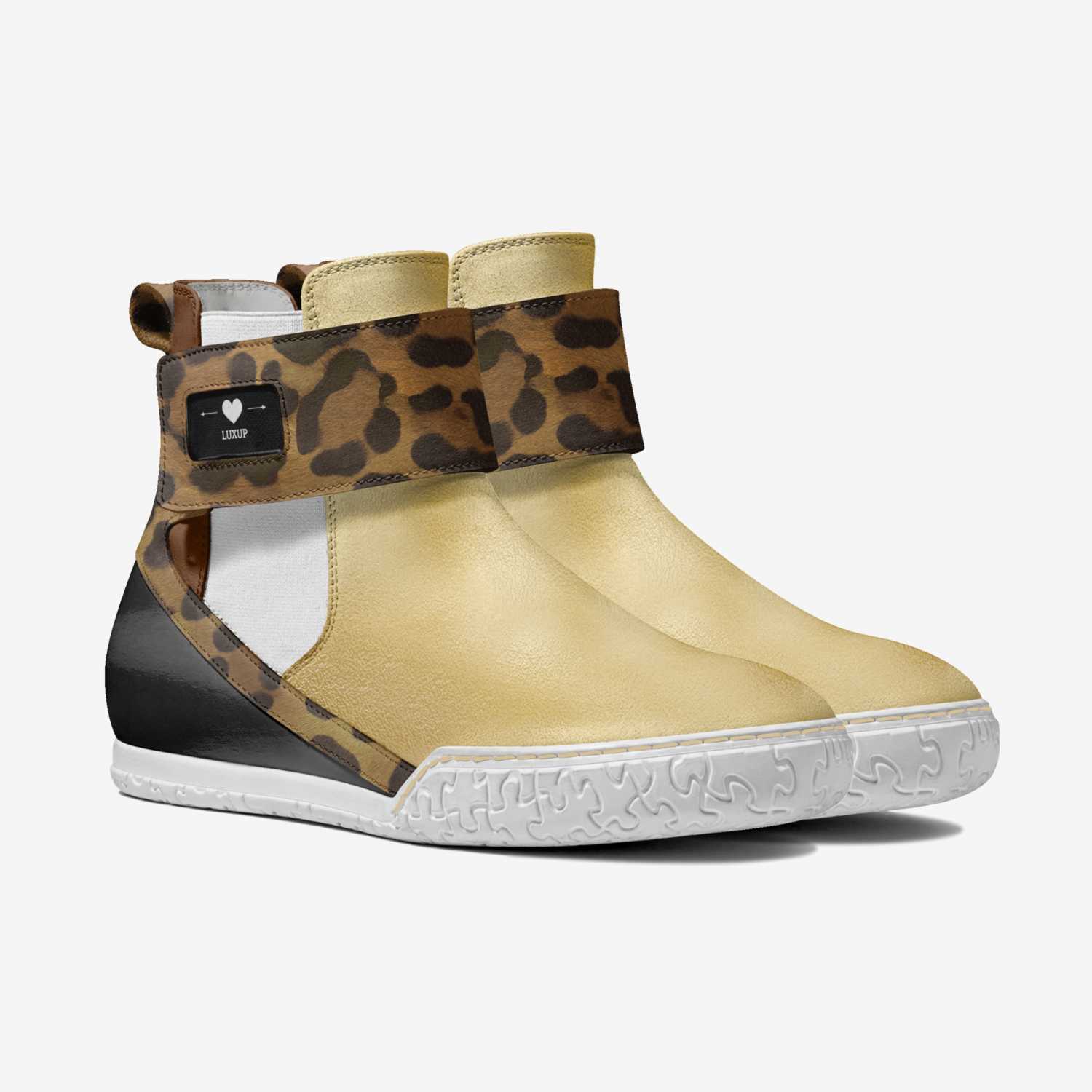 Luxup custom made in Italy shoes by Dwayne White | Double view