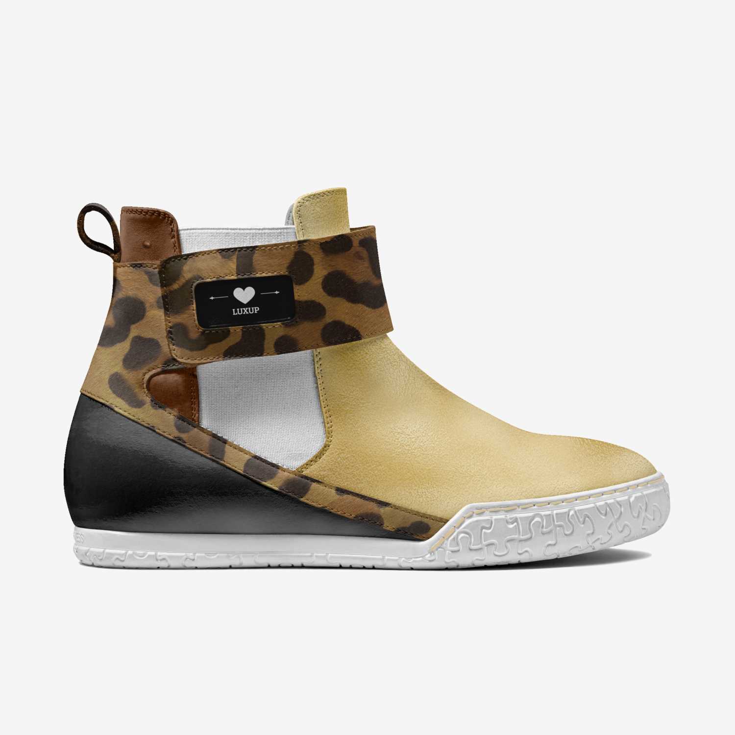 Luxup custom made in Italy shoes by Dwayne White | Side view