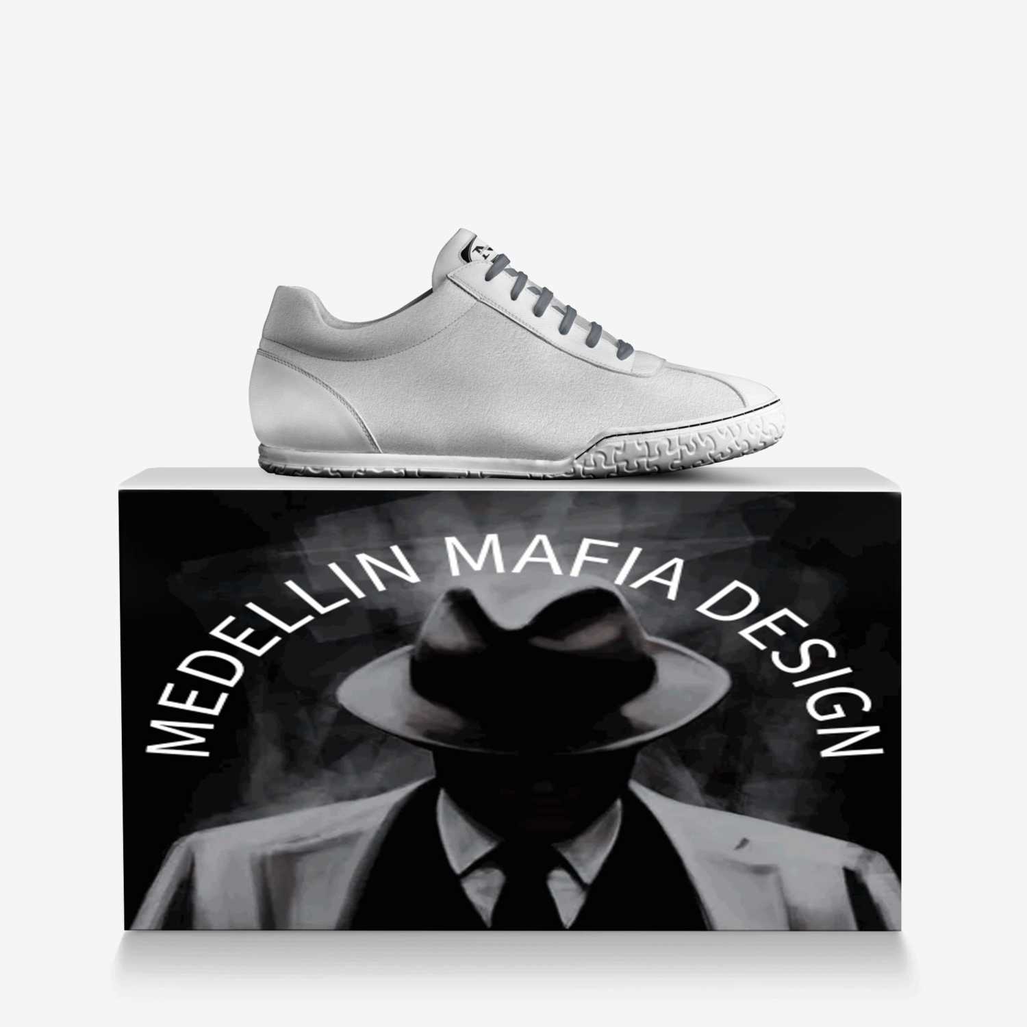 MMD custom made in Italy shoes by Medellin Mafia Design | Over box view