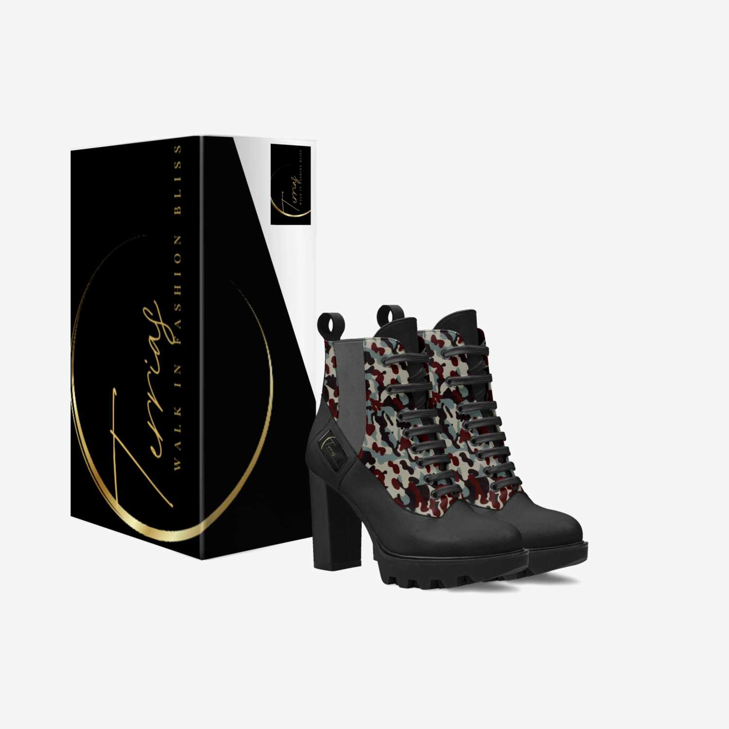 Terrias custom made in Italy shoes by Terria Dent | Box view