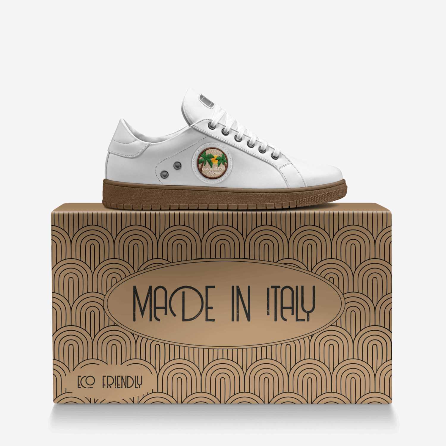 Noble custom made in Italy shoes by Kevin Brassel | Over box view