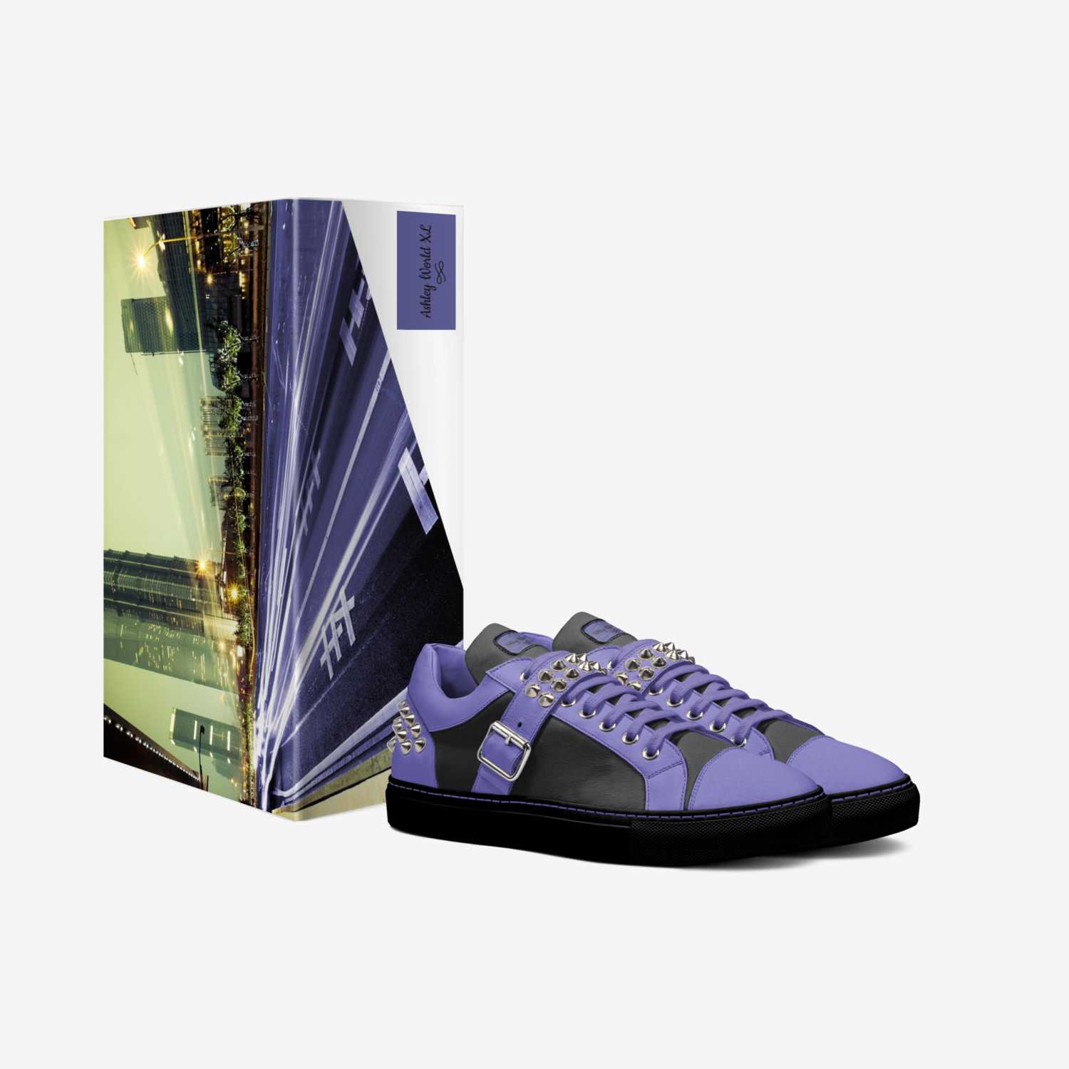 Ashley World XL custom made in Italy shoes by Ebony Williams | Box view