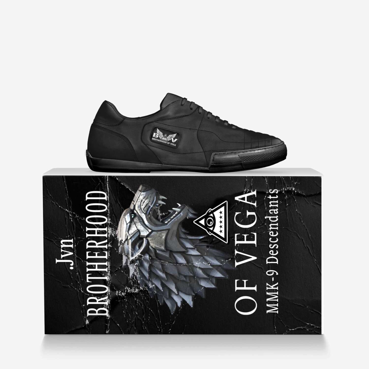 B.O.V custom made in Italy shoes by Redstar Mafia | Over box view