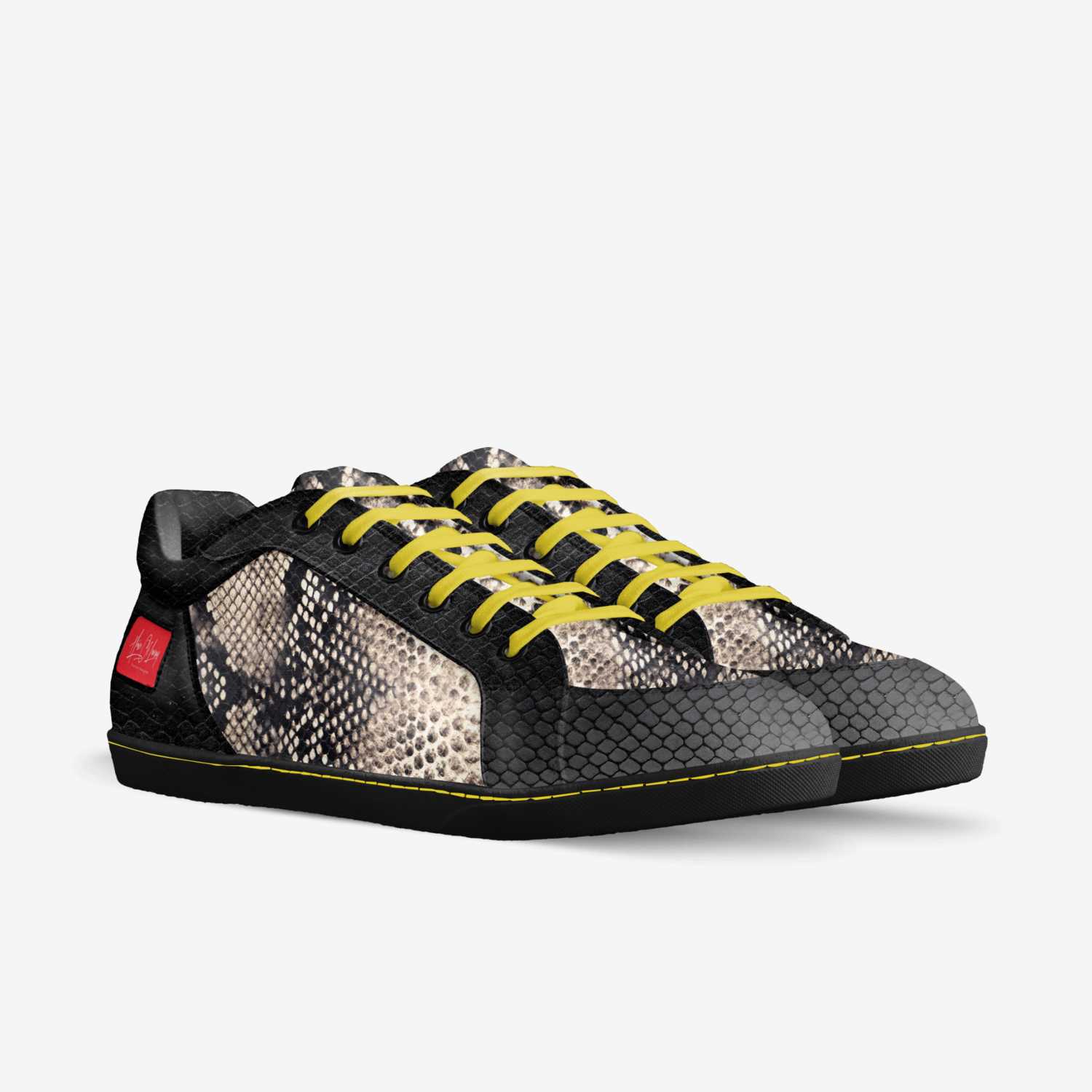 Code Red II custom made in Italy shoes by Colette Bates | Double view
