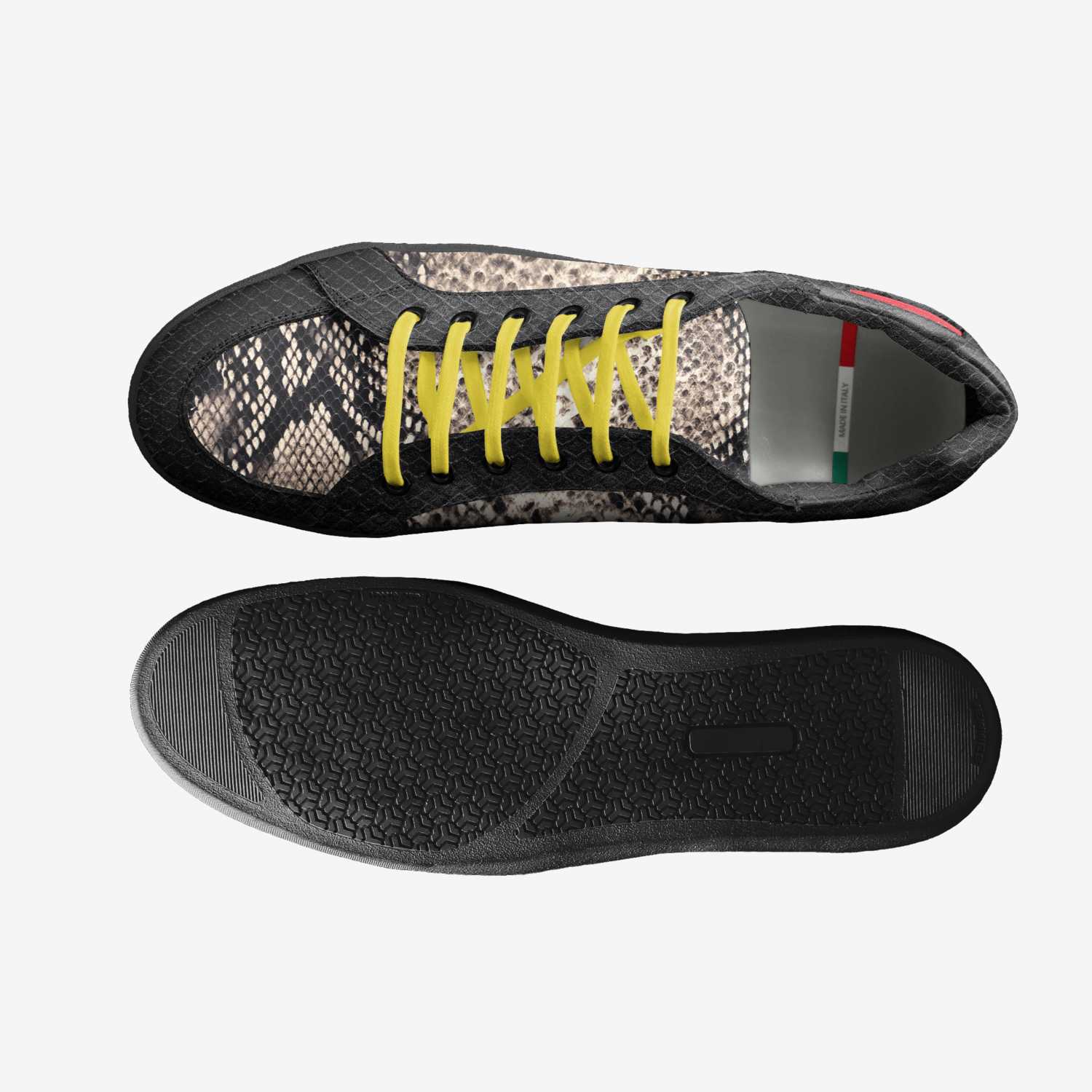 Code Red II custom made in Italy shoes by Colette Bates | Top view