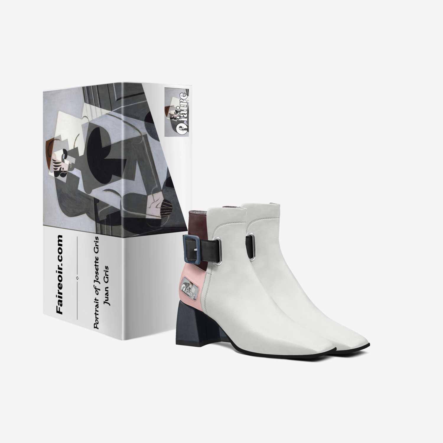 Josette custom made in Italy shoes by Faireoir Shoes | Box view