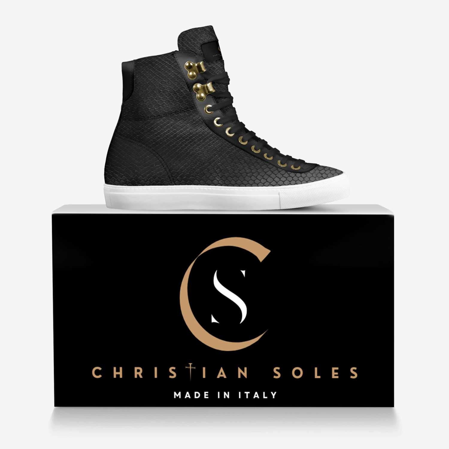 Jay Sneaker custom made in Italy shoes by Christian Soles Collection | Over box view