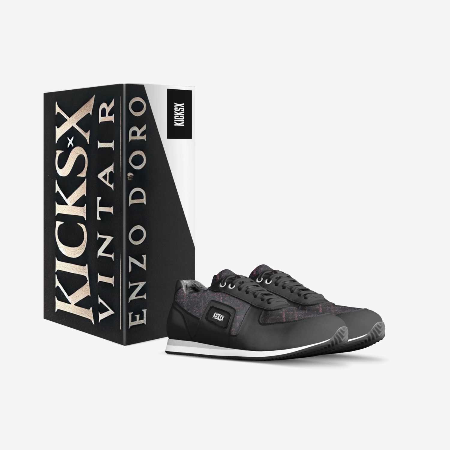 Vintair (KicksX) custom made in Italy shoes by Enzo D'Oro | Box view
