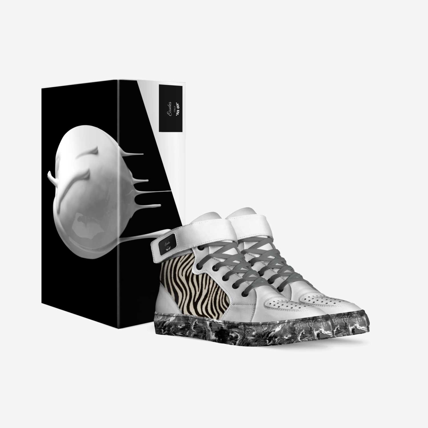 Ecudes 101's custom made in Italy shoes by George A Tarabaih | Box view
