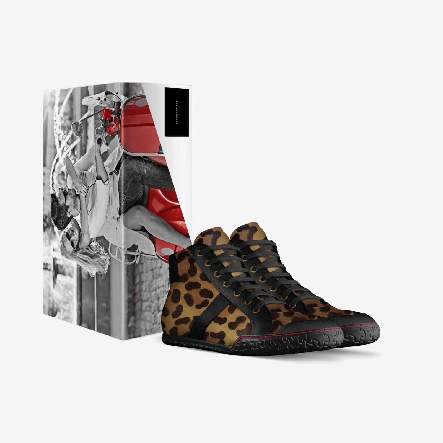 CIRCULAR PATH custom made in Italy shoes by Amanda Murray | Box view