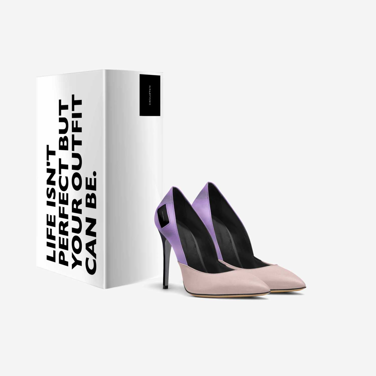 CIRCULAR PATH custom made in Italy shoes by Amanda Murray | Box view