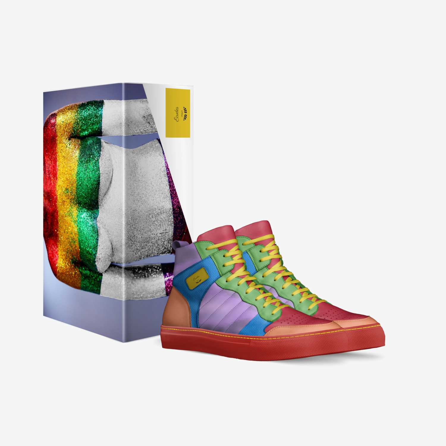 Ecudes Prism's custom made in Italy shoes by George A Tarabaih | Box view
