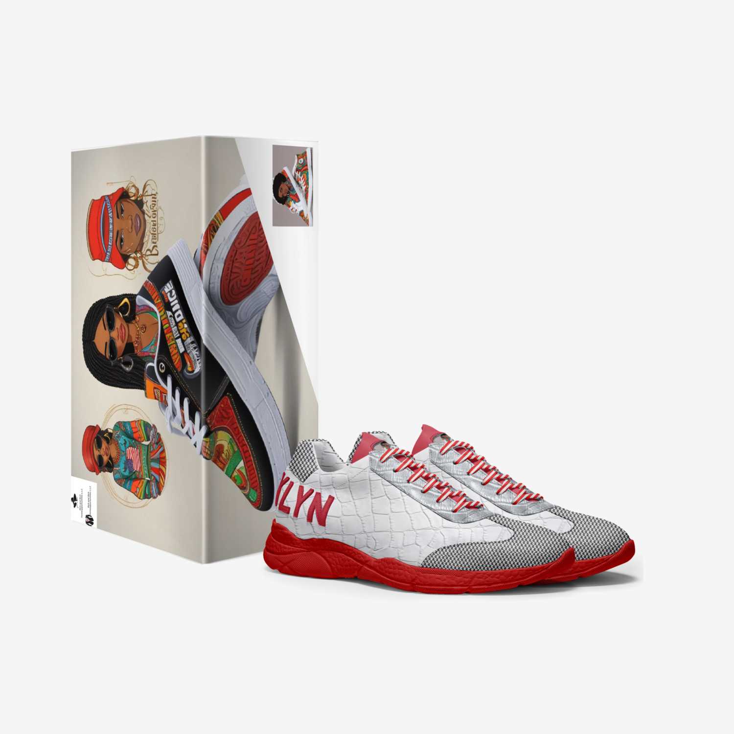 Saucysass custom made in Italy shoes by Desiree Sims | Box view