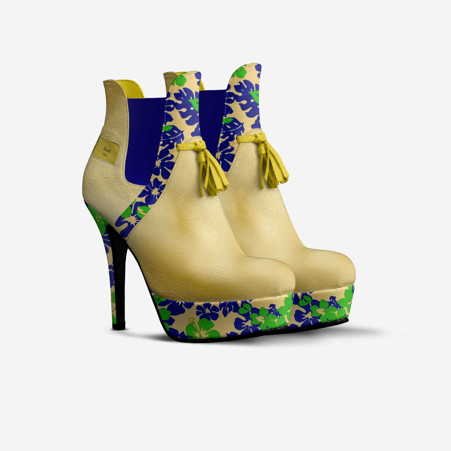 Mozell custom made in Italy shoes by Desiree Sims | Double view