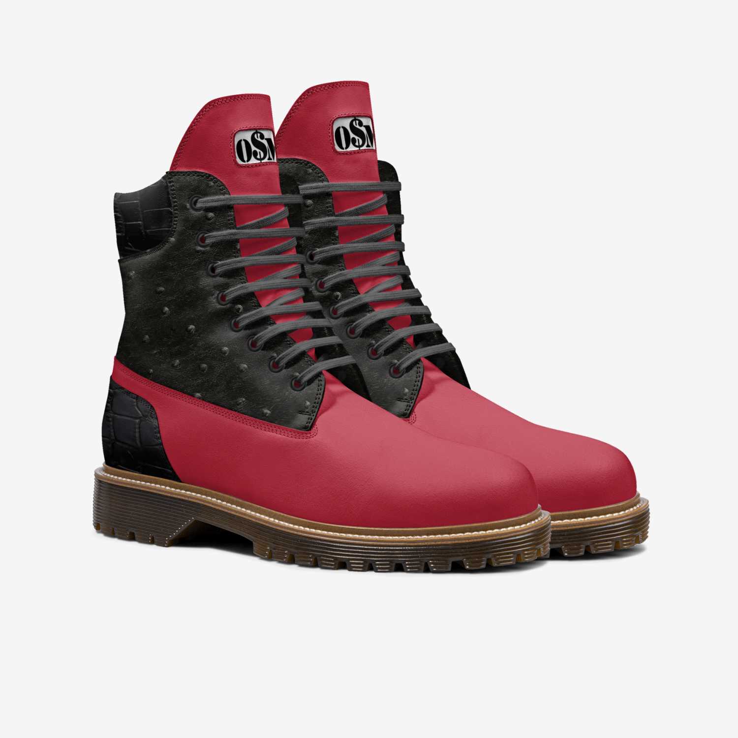 OSM BOOTS custom made in Italy shoes by Ahad Bey | Double view