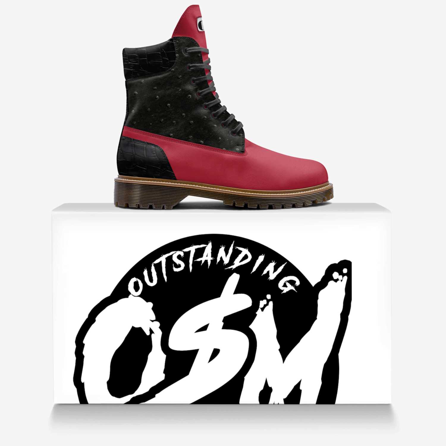OSM BOOTS custom made in Italy shoes by Ahad Bey | Over box view