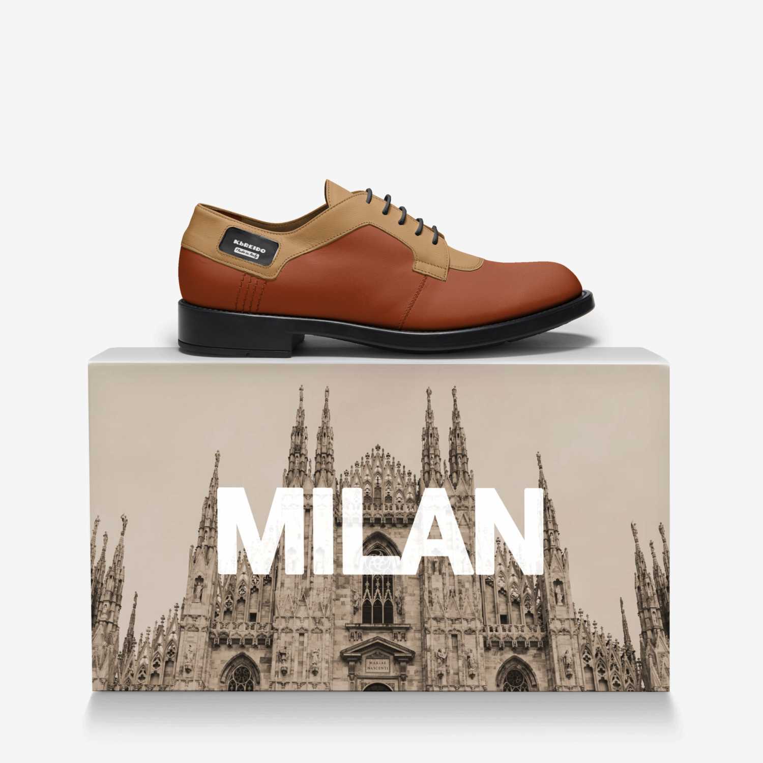 KbREIDO custom made in Italy shoes by Alonzo Echavarria Garza | Over box view