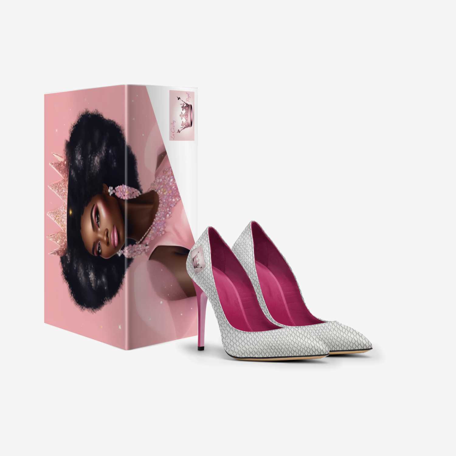 La Ce'Jay Royal custom made in Italy shoes by Lashawna Johnson | Box view