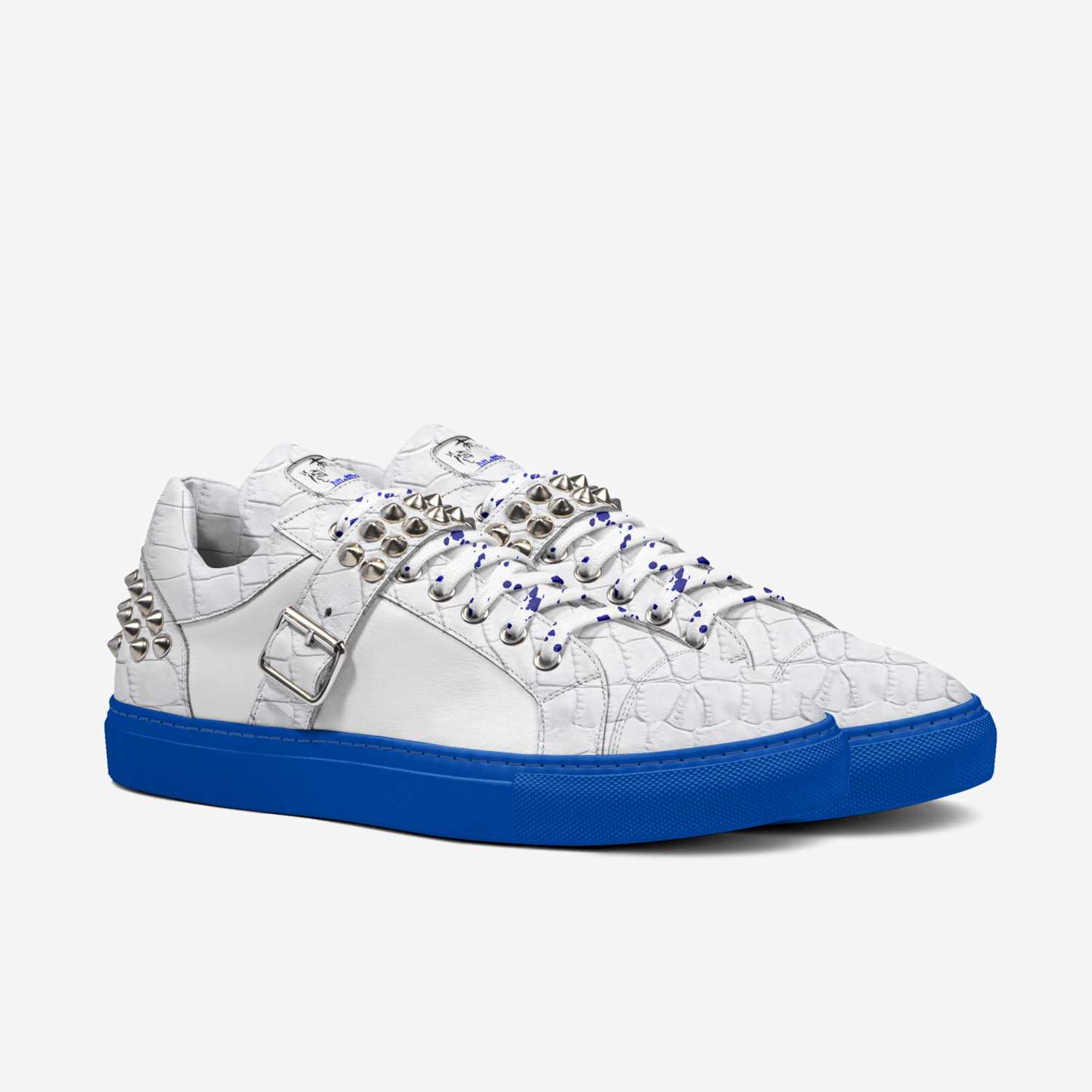 BLUXRATES  custom made in Italy shoes by Jacqueline Bussell | Double view