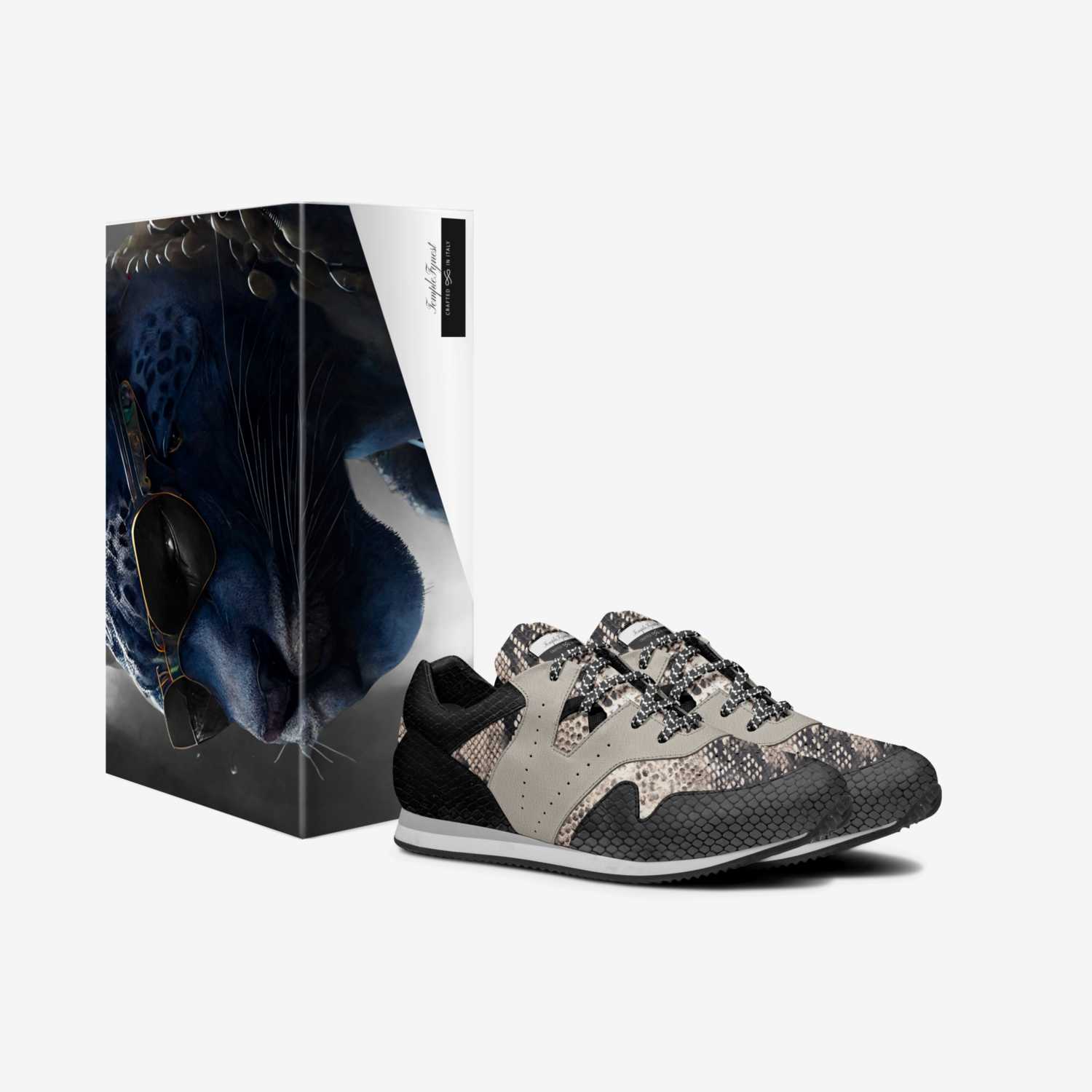 TempleFynest  custom made in Italy shoes by Jermaine League | Box view