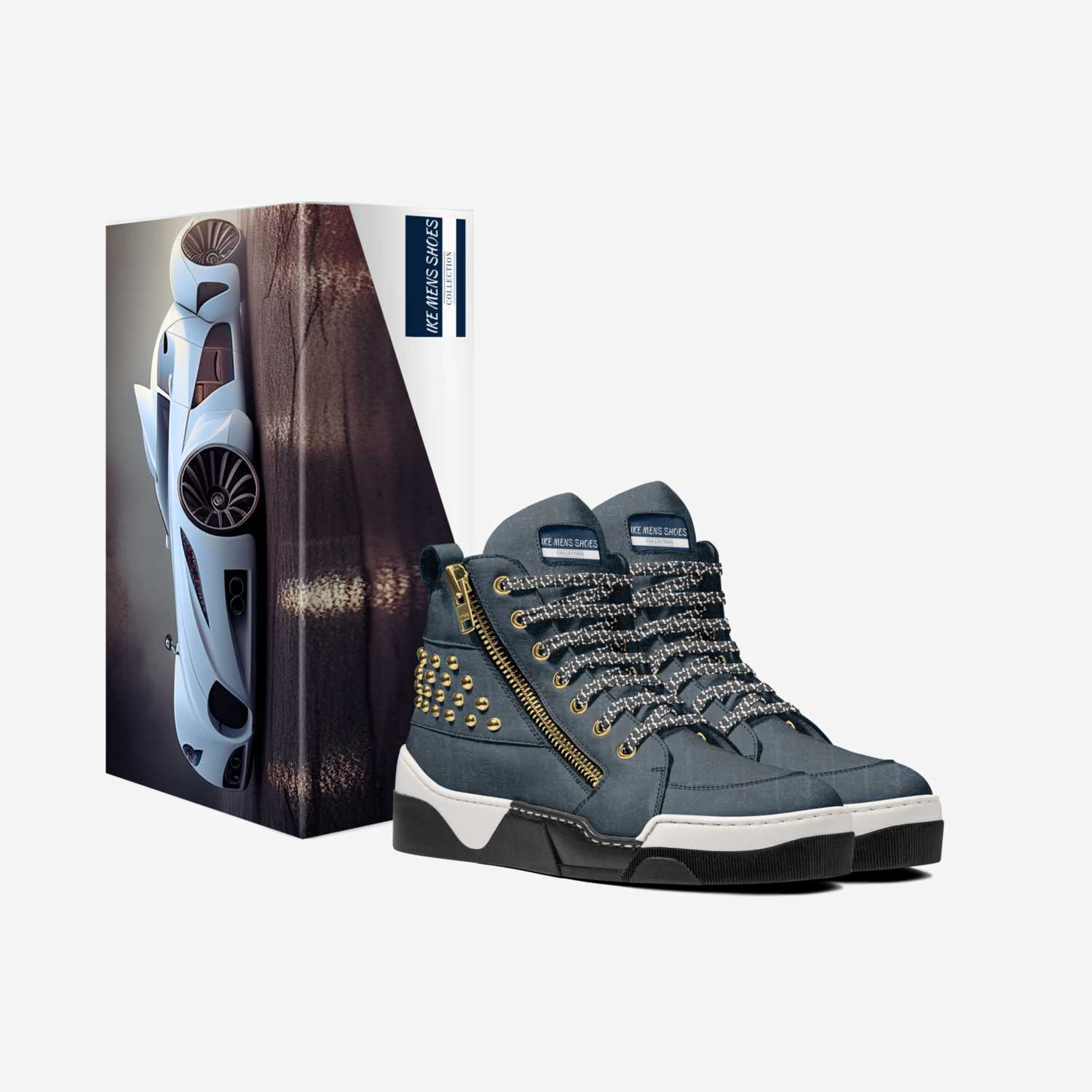IKE MENS SHOES custom made in Italy shoes by Isaac A Mensah | Box view