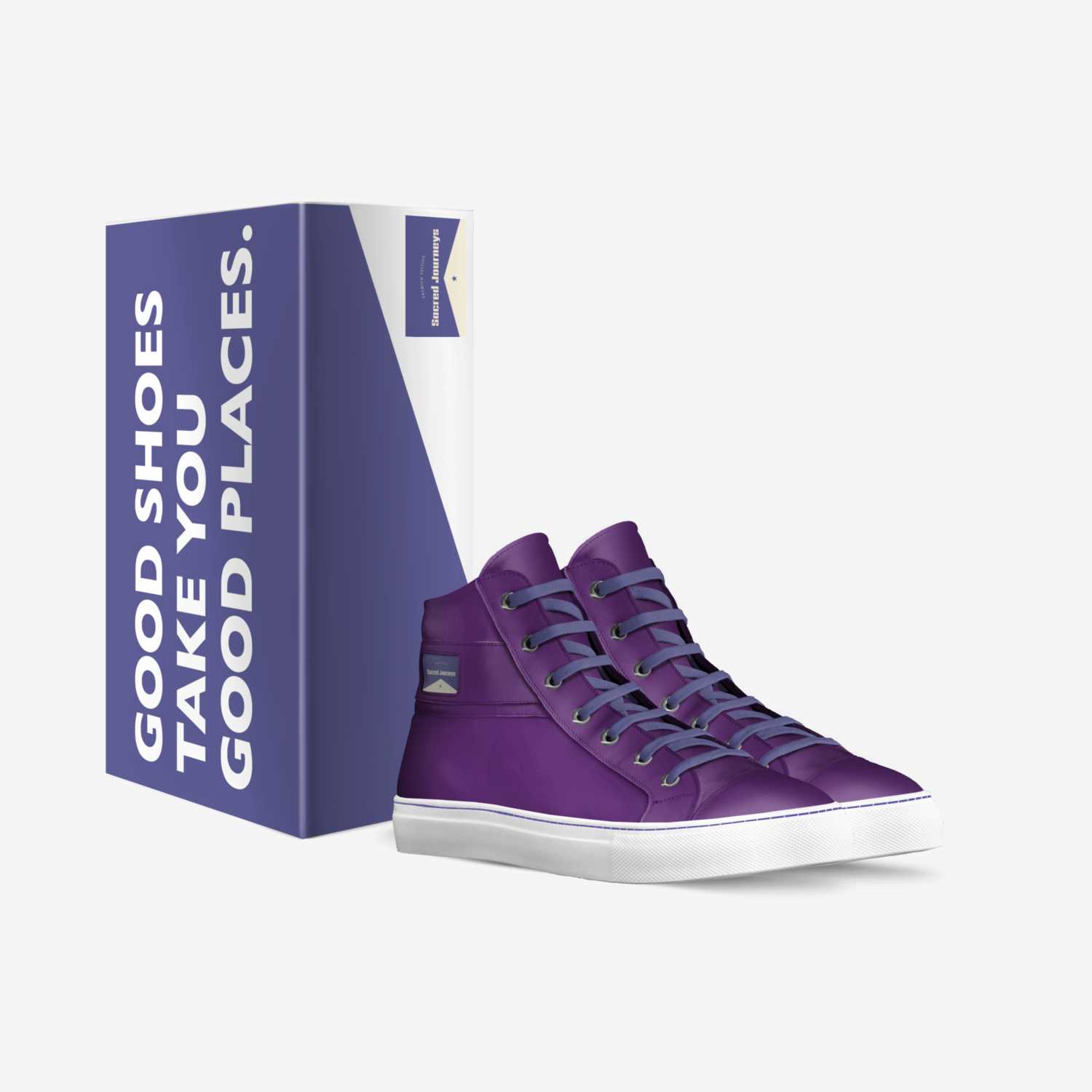 Sacred Journeys custom made in Italy shoes by Sara Myers Jukes | Box view